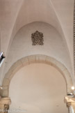 <center>Eglise de Sainte Marguerite.</center>Bas-côté gauche. Les armoiries du pape Pie IX, élu le 16 juin 1846. Son pontificat de 31 ans est le plus long de l'histoire de la papauté, après celui de Pierre.
